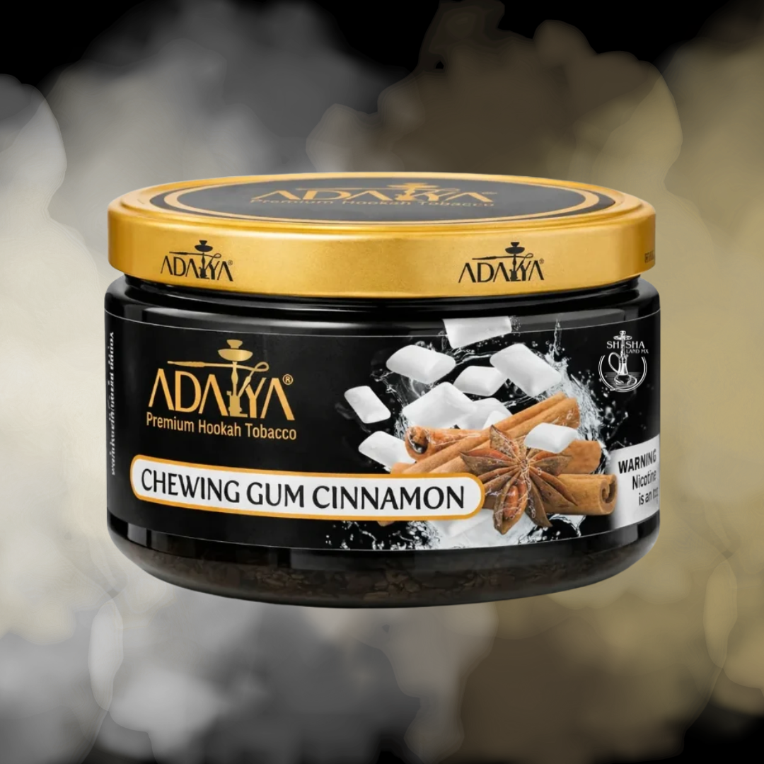 Tabaco Adalya sabor Chewing Gum Cinnamon chicle canela presentacion de 250g para shisha