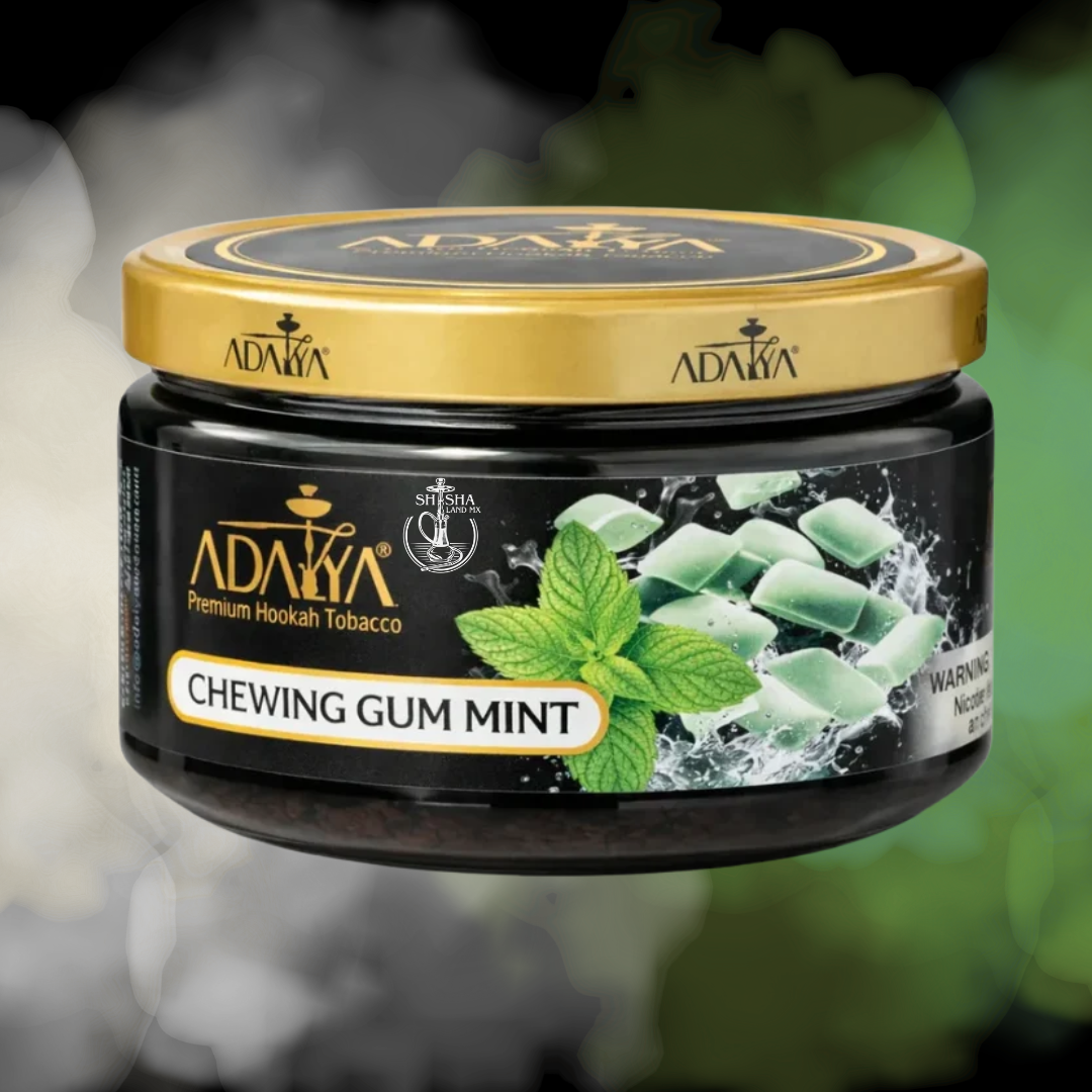 Tabaco Adalya sabor Chewing Gum Mint chicle menta presentacion de 250g para shisha