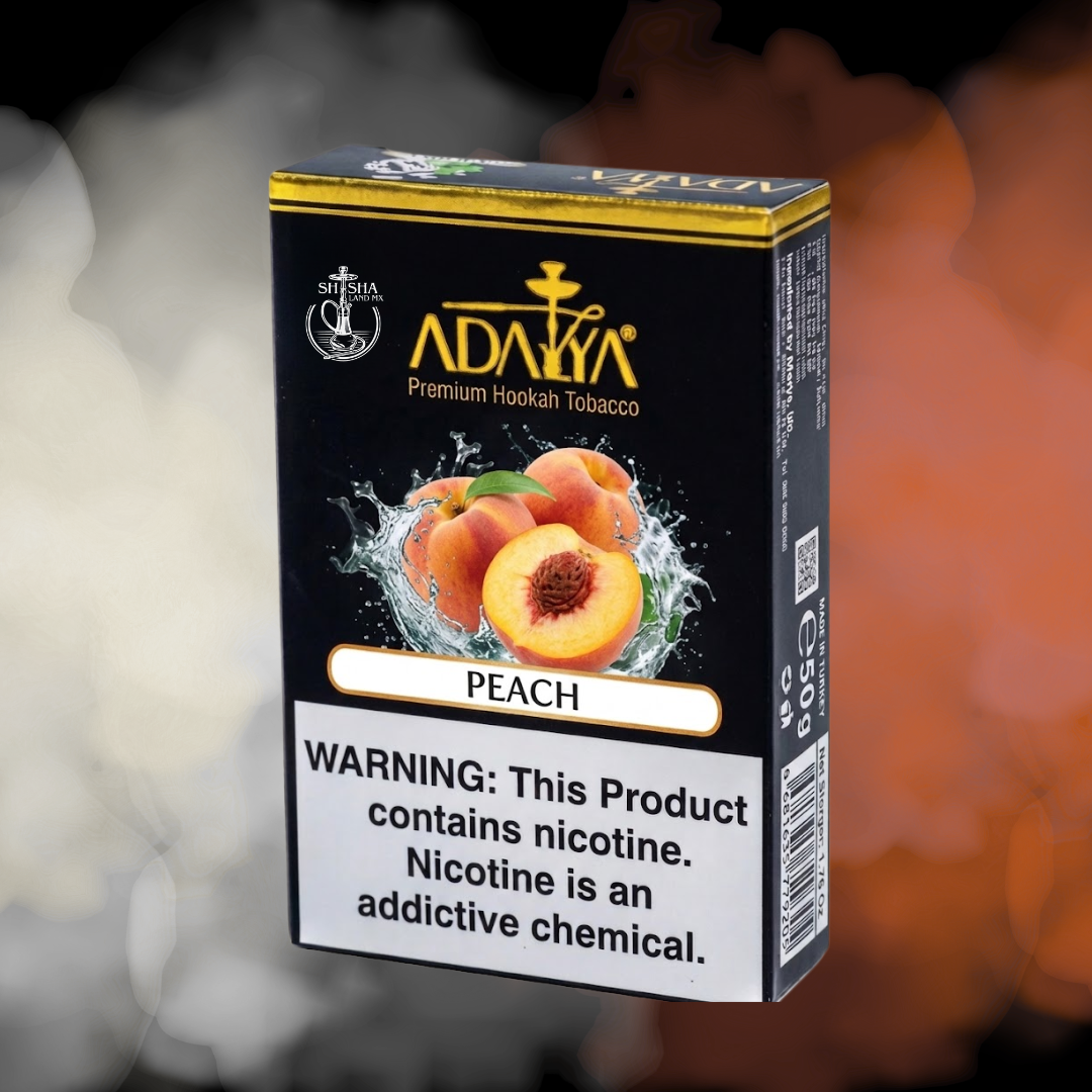Tabaco Adalya sabor Peach durazno dulce presentacion de 50g para shisha