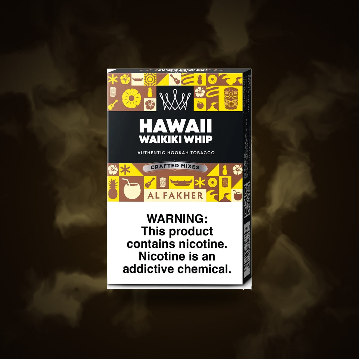 Tabaco para shisha Al-Fakher Hawaii Waikiki Whip (Crafted Mixes) 50 g – piña con crema de coco – Shisha Land Mx