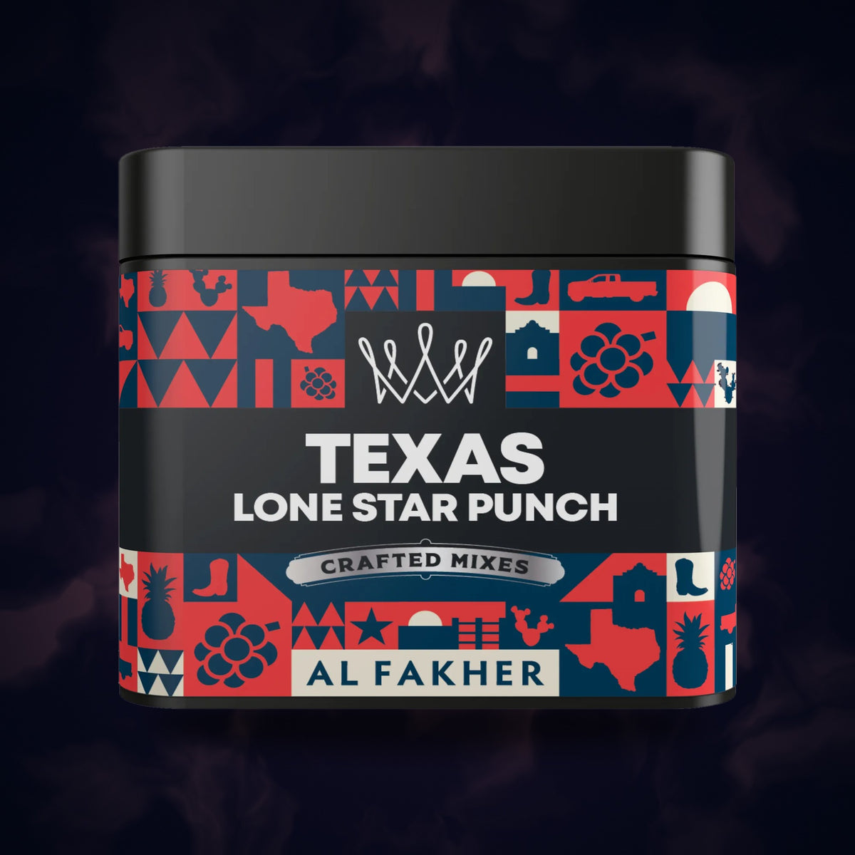 Tabaco para shisha Al-Fakher Texas Lone Star Punch (Crafted Mixes) 250 g – mezcla frutal y cítrica – Shisha Land Mx