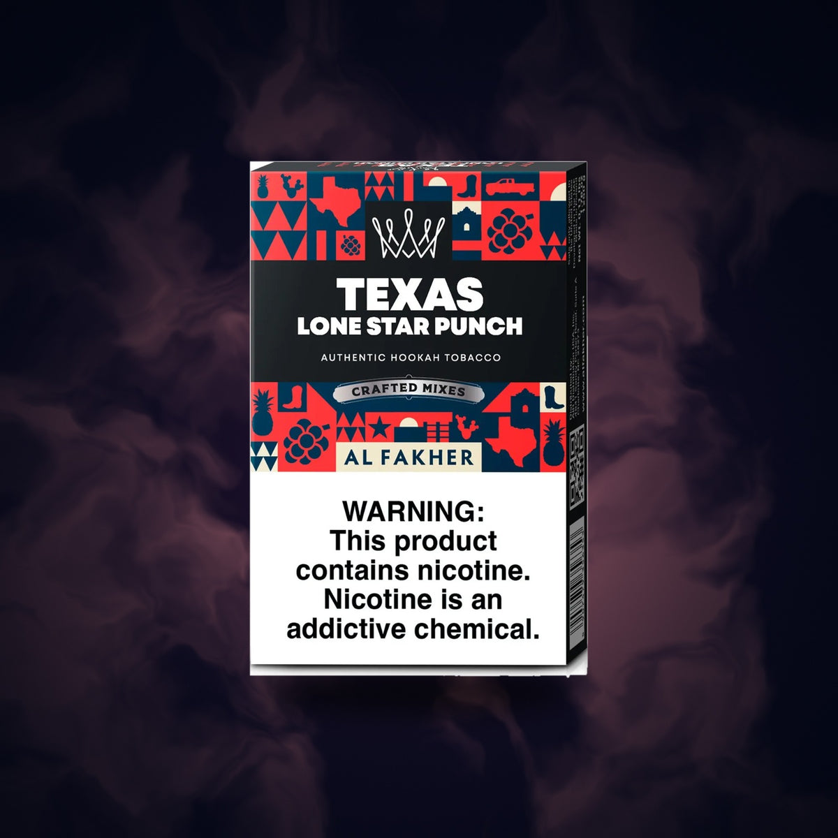 Tabaco para shisha Al-Fakher Texas Lone Star Punch (Crafted Mixes) 50 g – naranja, piña, frambuesa y lima – Shisha Land Mx