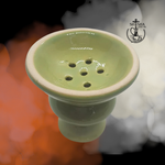 Tabaquera y cazoleta de cerámica marca G para shisha, cachimba, hookah y narguile