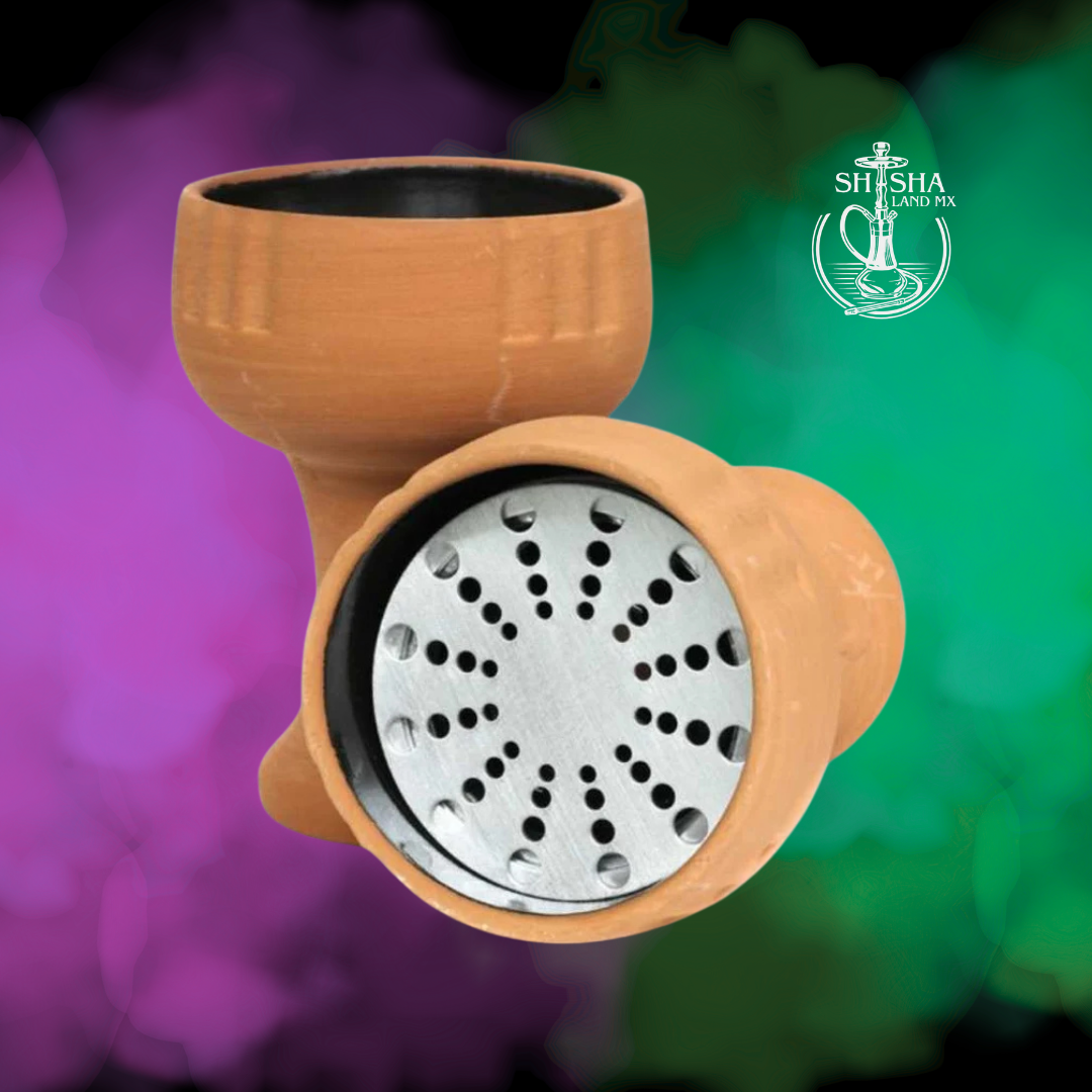 Tabaquera y cazoleta de cerámica Optimus Bowl para shisha, cachimba, hookah y narguile