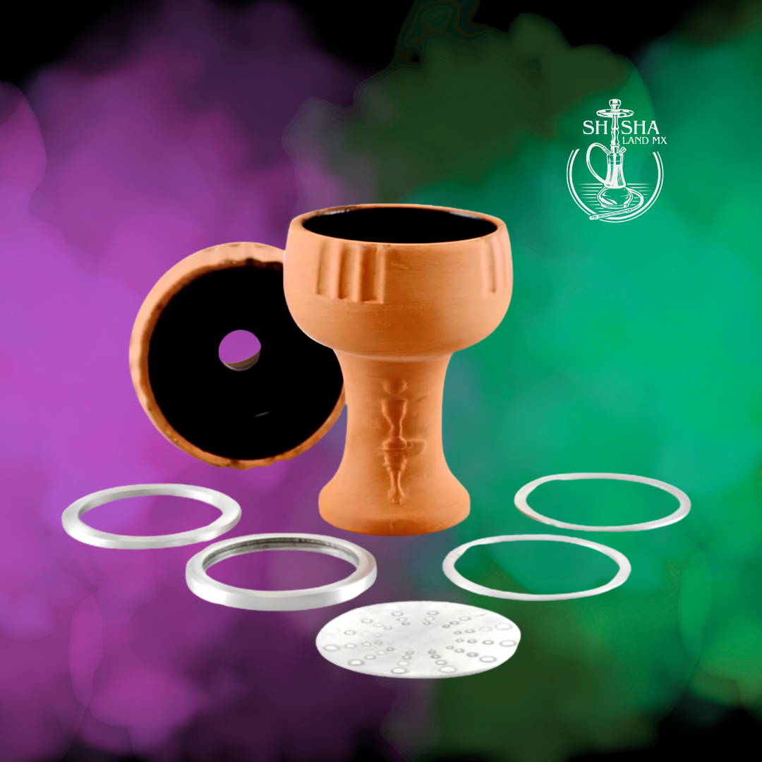 Tabaquera y cazoleta de cerámica Optimus Bowl para shisha, cachimba, hookah y narguile