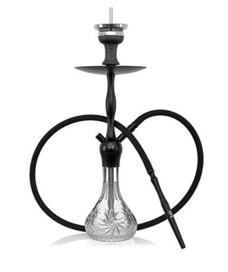 Aladin Alux Admiral Matt Black Shisha