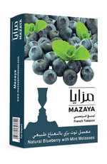 Mazaya Tobacco natural blueberry with mint molasses