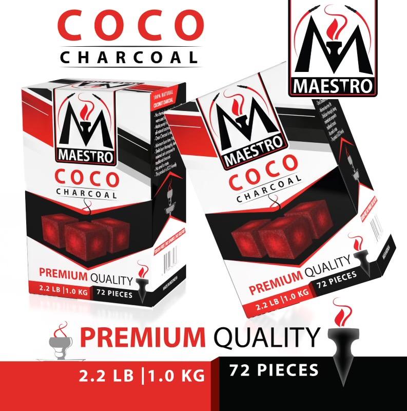 Carbon de coco charcoal MAESTRO