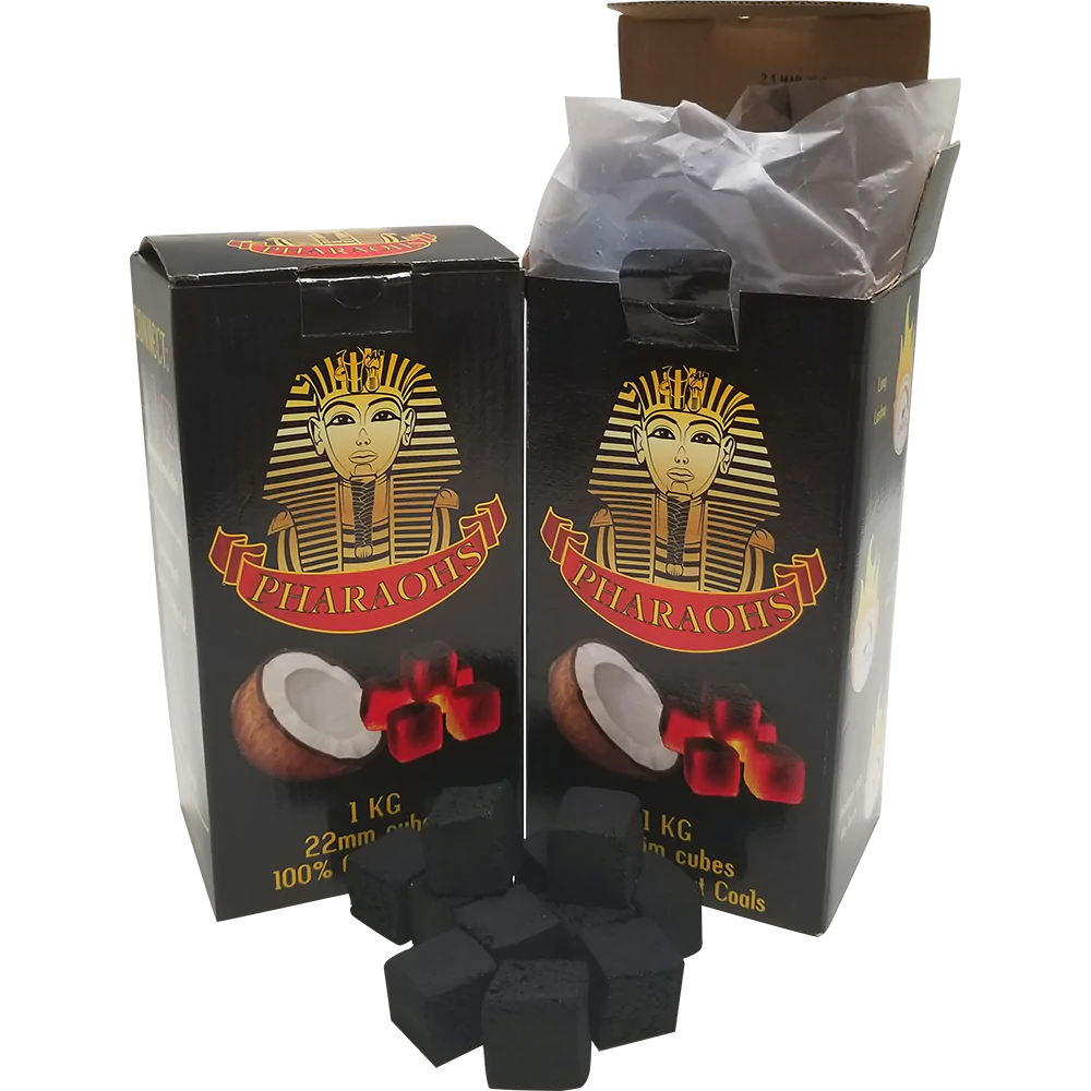 Carbón de coco Pharaohs 1kg. 