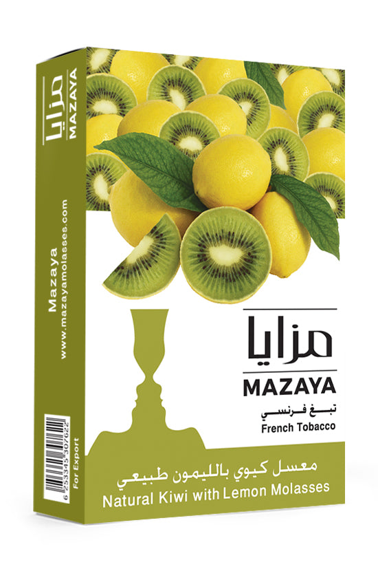 Mazaya Tobacco natural kiwi with lemon