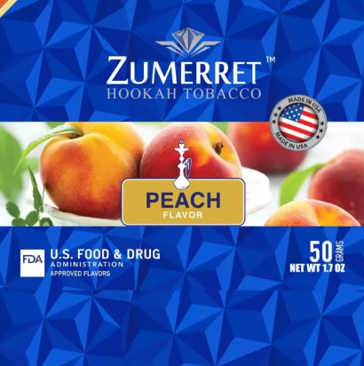 Hookah Tobacco Zumerret peach flavor 50gr.