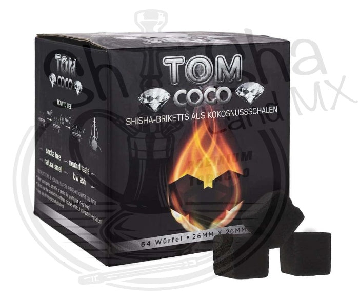 Carbón de Cachimba Vegetal Tom CocoGOLD