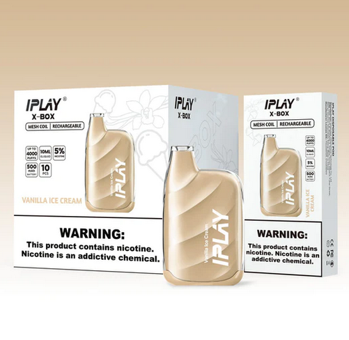 Vape Iplay X-BOX Vanilla ice cream